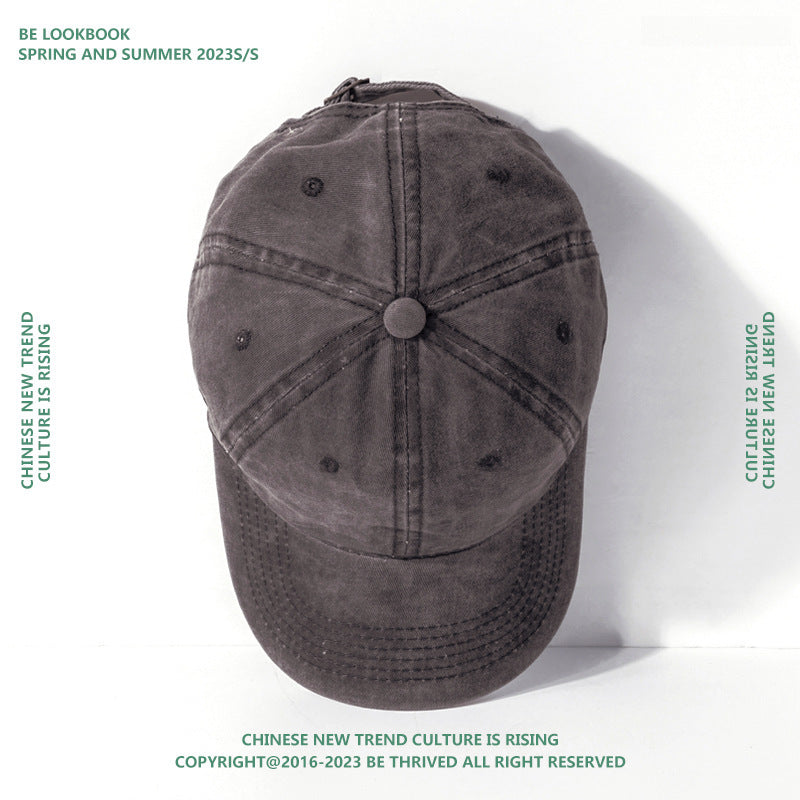 Wholesale wash old hip hop cap curved eaves baseball cap